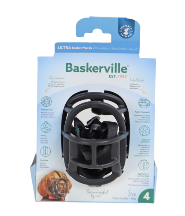 Honden snuitje rubber Black - Afbeelding 3