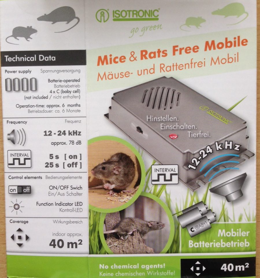 Elektronische verjager muizen en ratten free mobile.-3467