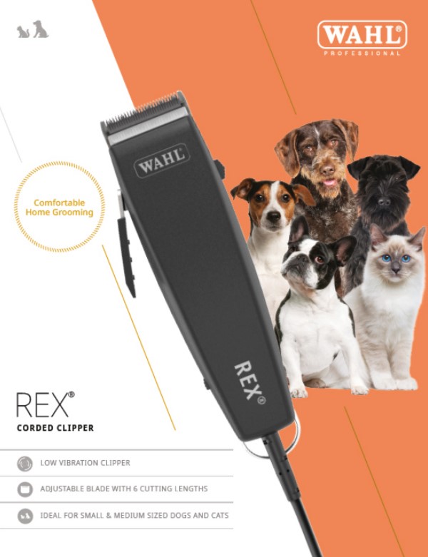 Wahl Tondeuse Rex Zwart