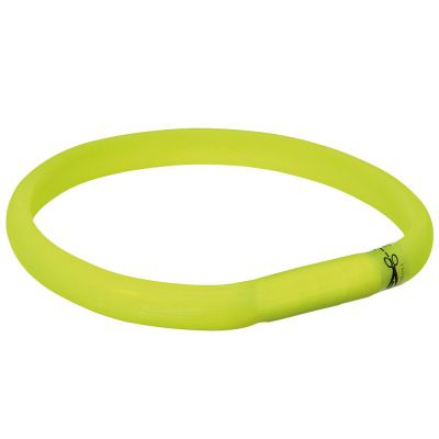 Flash Lichtgevende honden halsband USB Trixie groen-0
