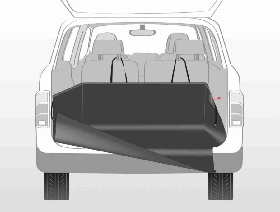Trixie Kofferbak Beschermdeken met afneembare bumperbeschermer-9646