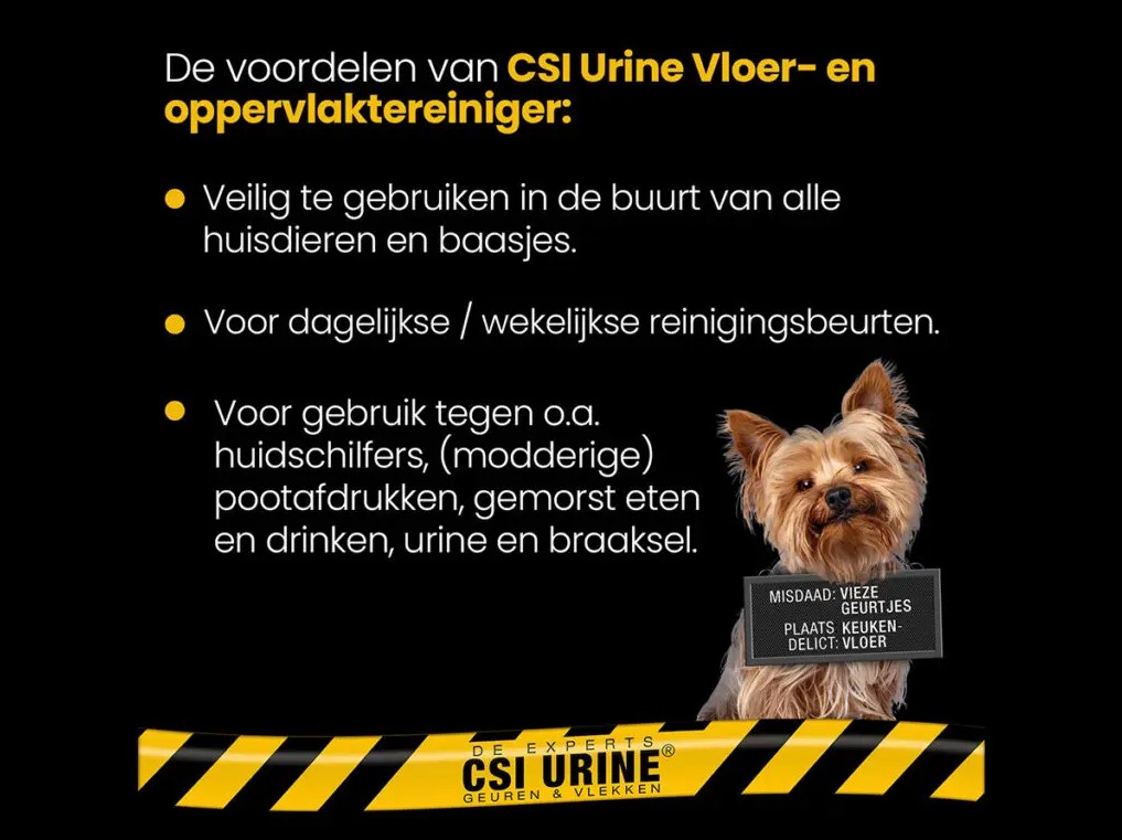 Informatie CSI Urine Vloer en oppervlaktereiniger